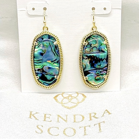Kendra Scott Jewelry - ✂️KENDRA SCOTT Elle Gold Drop Earrings in Abalone